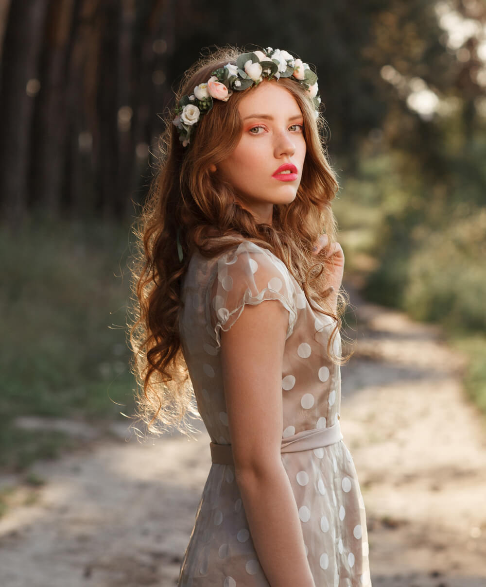 Dots Printed Short Dress